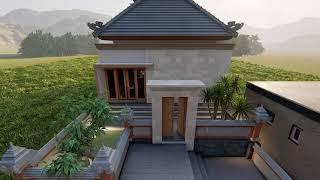 DESAIN VILLA UKURAN 8 X 60M DENGAN AREA PARKIR LUAS !!