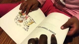 Jewish/Sierra Leonean Smart 2 year-old reading...