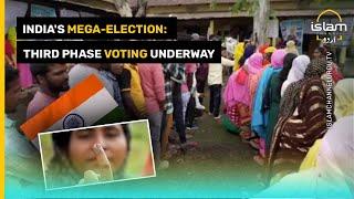 INDIA'S MEGA-ELECTION: THIRD PHASE VOTING UNDERWAY