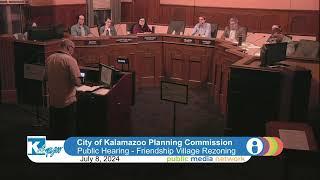 July 8, 2024 City of Kalamazoo Planning Commission