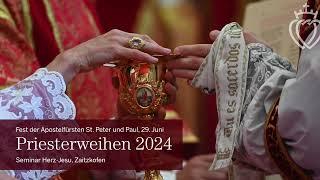 Priesterweihen 2024 - Seminar Herz-Jesu, Zaitzkofen