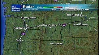 TWC WeatherSTAR XL- The Dalles, OR- June 21, 2011- 9:28PM PDT