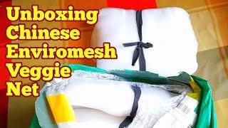 Unboxing Enviromesh Vegetable Protectection Net From Chinese Alibaba's AliExpress/ Allotment