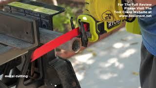 Ryobi ONE+ HP 18V Recip Saw PSBRS01B Demo Video