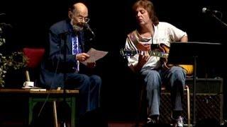 Allen Ginsberg and Paul McCartney playing "A Ballad of American Skeletons"