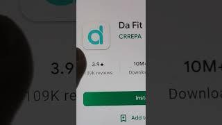 Da-fit app install from Fire Bolt smart watch #fireboltt #firebolttsmartwatch #trendingshorts #trend