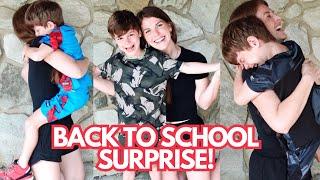 Surprising the boys with back to school clothes!!