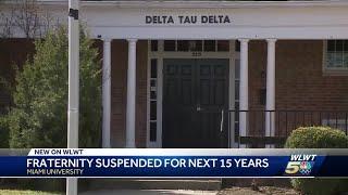 Fraternity suspended at Miami University for next 15 years