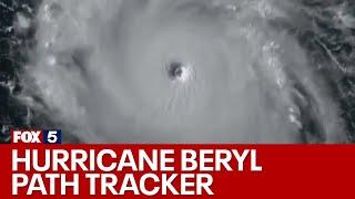 Hurricane Beryl tracker latest update | FOX 5 News