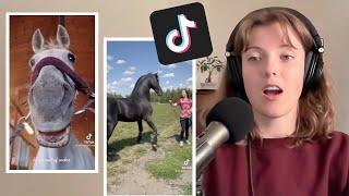 EQUESTRIAN REACTS TO POPULAR EQUESTRIAN TIKTOKS