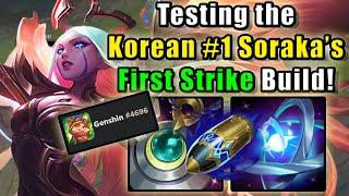 Testing the Korean #1 Soraka's First Strike Build! | Diamond Support | Patch 14.11