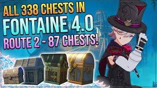 Genshin Impact 4.0 Complete Chest Guide! 338 Chests! Belleau Region & Beryl! | ROUTE 2 - 87 CHESTS