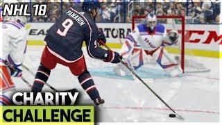 4 GOALS IN 17 SECONDS?! (NHL 18 CHARITY CHALLENGE #2)