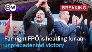 Austria: Far-right Freedom Party (FPÖ) wins parliamentary vote — projections | DW News