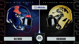 Ole Miss vs Colorado (Colorado vs The SEC) | College Football 25 | Full Game PS5 Simulation