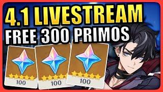 Genshin 4.1 Special Program (ANNIVERSARY! FREE 300 PRIMOGEMS!) Genshin Impact Hydro Archon