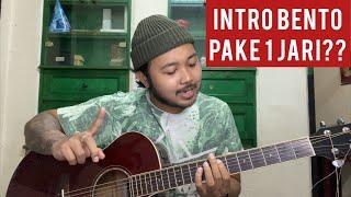 Tutorial intro gitar BENTO IWAN FALS gampang banget cuman pake 1 jari