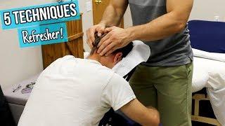Chair Massage Refresher! The Five Best Techniques