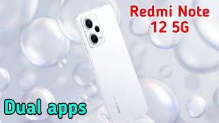 How to create dual app in Redmi Note 12 5G , Redmi Note 12 5G mein dual apps Kaise banaen