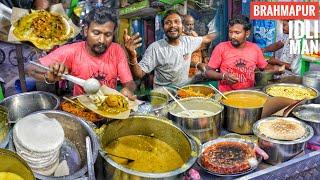 Brahmapur Idli Man | Highest Selling Idli In Brahmapur | 14 Different Items Available | Street Food