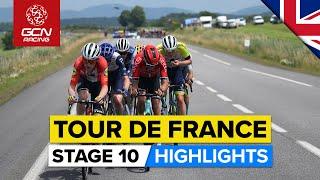 An Intense Day Of Racing On Brutal Terrain! | Tour De France 2023 Highlights - Stage 10