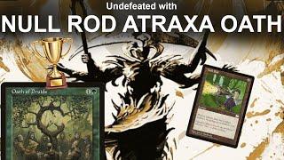 THE NULL OATH! Vintage Atraxa Oath of Druids Combo with Null Rod. Show and Tell Flash MTG 5-0 Trophy