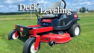 Leveling Your Toro Zero Turn Mower Deck: Easy DIY Tutorial