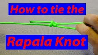 How to tie the Rapala Knot - Easy to tie Loop knot