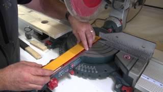 Woodworking Tools - Miter Saws - Zero Clearance Tape