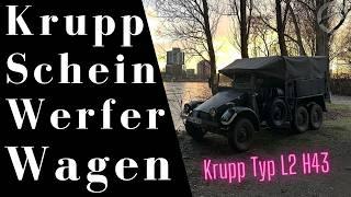 Kein Krupp "Protz", sondern der Leichte Scheinwerferwagen mit FlaK-Scheinwerfer und Generator