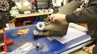 Ducati Monster 821 -- Part 58 -- Rear stands and things around the swingarm 