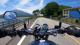 Kawasaki W800 | Miunt Fuji | Yamanakako | pure engine sound