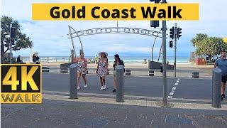 Surfers Paradise Beach Walk 4K  - Gold Coast ️ May 2024
