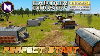 How To Make A PERFECT START To a NEW SERIES In Captain of Industry "Update 1" | Lets Play/Tutorial