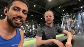 Working out With my Gay boyfriend in Elixia redi in Helsinki Finland ️‍