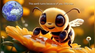 This earth turns because of you, little bee