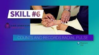 LACC - CNA Skill #6 - Counts and Records Radial Pulse