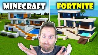 Remaking Minecraft Builds in Fortnite in Just 26 MIN?!
