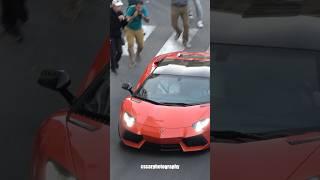 Straight piped Lamborghini Aventador LP700-4 in Monaco! HARD ACCELERATION (BRUTAL SOUND!!!)