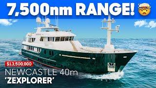 ULTIMATE Bluewater Liveaboard Explorer?  | Newcastle 40m 'Zexplorer' Tour & Review | YachtBuyer