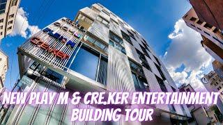  New Cre.ker & PlayM Entertainment Building Tour | THE BOYZ , Apink, Victon, Bandage, Weeekly 4K 