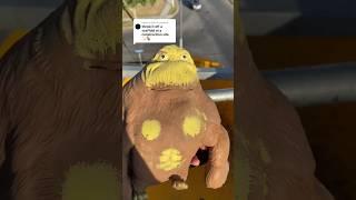 Monkey splat #asmr #funny #meme #tiktok #monkeytoy