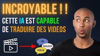 Voici comment traduire une video grace à L'intelligence Artificielle gratuitement