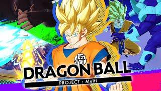 A DRAGON BALL MOBA GAME?! REACTING TO DRAGON BALL PROJECT: MULTI!