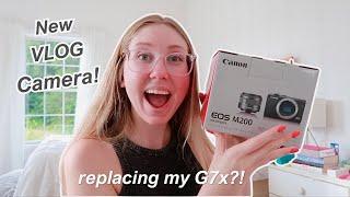 Unboxing my new VLOG camera! Canon M200 | Replacing my Canon G7X?? | + my canon M200 vlog settings