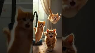 Fat Ginger Cat in Love! | Funny Kittens Chaos | Fat Ginger Cat Shorts