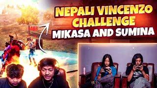 Nepali Vincenzo Notaxid (Hacker Gameplay) Vs Sumina & Mikasa ll Garena FreeFire ll