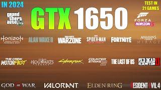 GTX 1650 Laptop : Test in 21 Games in 2024 - still good for Gaming?