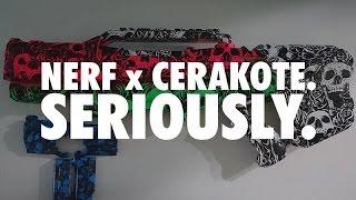 NERF + CERAKOTE - World's FIRST Hydrodipped & Cerakoted Longshot