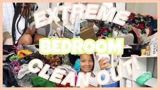 MASSIVE Bedroom & Closet CLEAN OUT!| Turning My Bedroom Into A DORM!